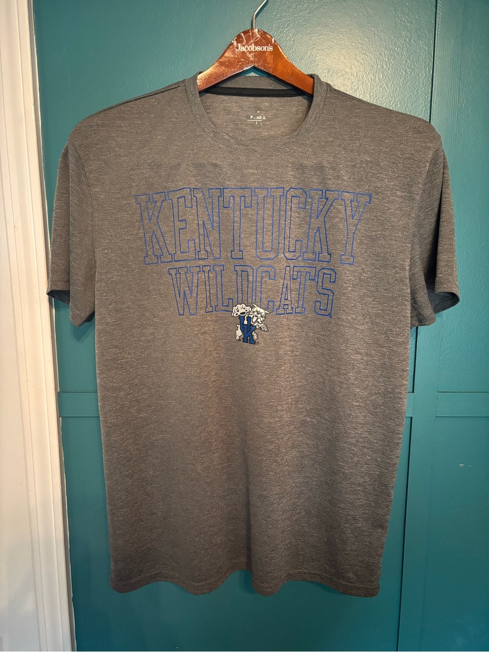 Kentucky Wildcats Gray Short Sleeve Dry-fit Tee Size Large